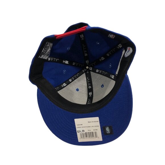 New Era Philadelphia 76ers Sixers Snapback Hat Blue - Picture 6 of 6